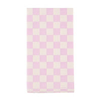 Lilac & White Checkered Dinner Napkins, 16 ct
