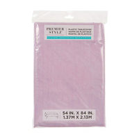 Lilac Flannel-Backed Rectangular Vinyl Table Cover