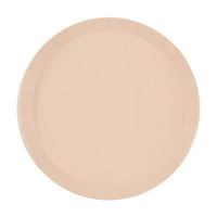 Boho Earthy Brown Round Dinner Plates, 9.25 in,