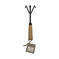 Home Garden Hand Cultivator with Wooden Handle