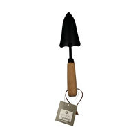 Home Garden Transplanting Trowel with Wooden Handle