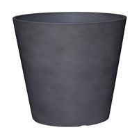 Round Planter, Slate, 12 in