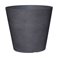 Round Planter, Slate, 14 in