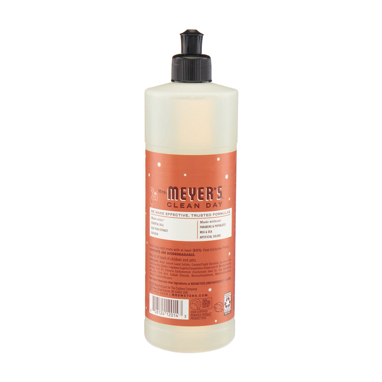 Mrs Meyer's Clean Day Dish Soap, Gingerbread Limited Edition Scent