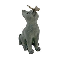 Resin Cat Statue