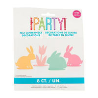 Felt Diecut Easter Bunny Table Décor, 4ct