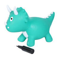 Dinosaur Hopping Inflatable Toy with Pump