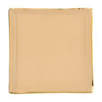 Kraft Design Shallow Square Foil Decorated Plates, 9.25