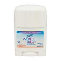 Secret Whole Body Sensitive Deodorant, Peach + Vanilla Blossom, 0.5 oz