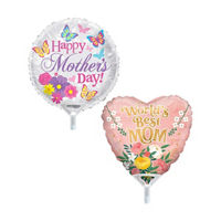 Mother's Day Round/Heart Airfilled Balloon Assortment