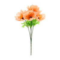Decorative Poppy Pick, Peach