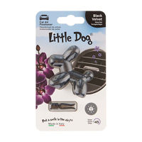 Little Dog Black Velvet Car Air Freshener