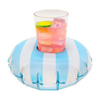 Drink Float, Blue Stripes, 2 pk