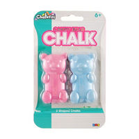 Chalkfiti Food-Shaped Sidewalk Chalk, Assorted Designs