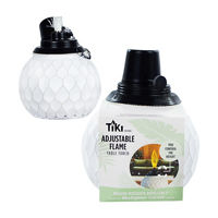 TIKI Brand Adjustable Flame Table Torch, 6.25 in