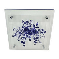 Acrylic Floral Boxtop, 8 in