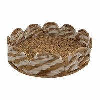 Natural Fiber Decorative Tray