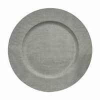 Charger Plate, Gray, 13 in