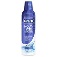 Oral-B Soothing Mint Mouth Sore Oral Rinse, 16