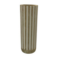 Wooden Cylinder Vase, 12 in