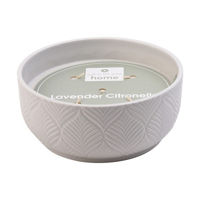 Lavender Citronella Ceramic Candle, 35 oz