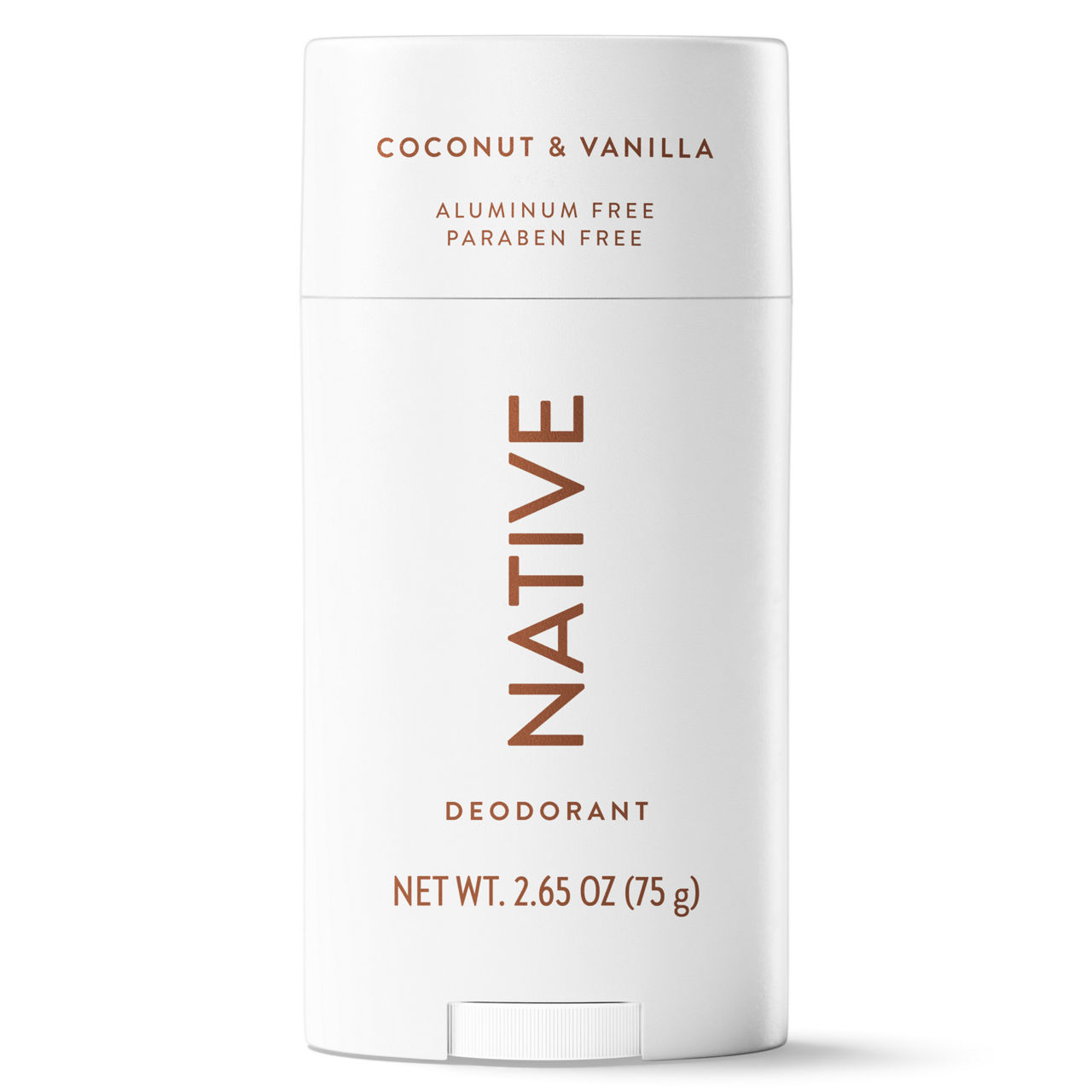 Native Aluminum Free Deodorant For Men & Women, 72 Hour Solid Deodorant Stick, Coconut & Vanilla, 2.65 oz