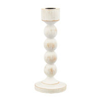 Candle Holder, Small, White 