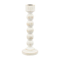 Candle Holder, Large, White 