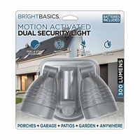 Bright Basics Motion-Activated Dual Light