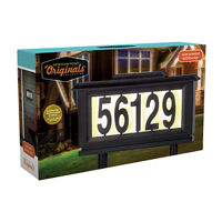 Meridian Point Originals Solar Address Sign 