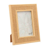 Burlap Texture Frame, 4 in x 6 in photo