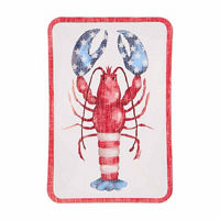 Classic Americana Appetizer Plates, 9 in x 6 in, 8 ct