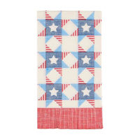 Classic Americana Fringe Dinner Napkins, 16 ct