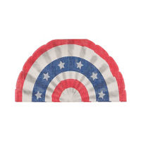 Classic Americana Bunting-Shaped Guest Napkins, 16 ct