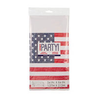 Classic Americana Plastic Table Cover, 54 in x