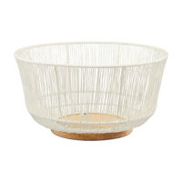Wood & Wire Fruit Bowl