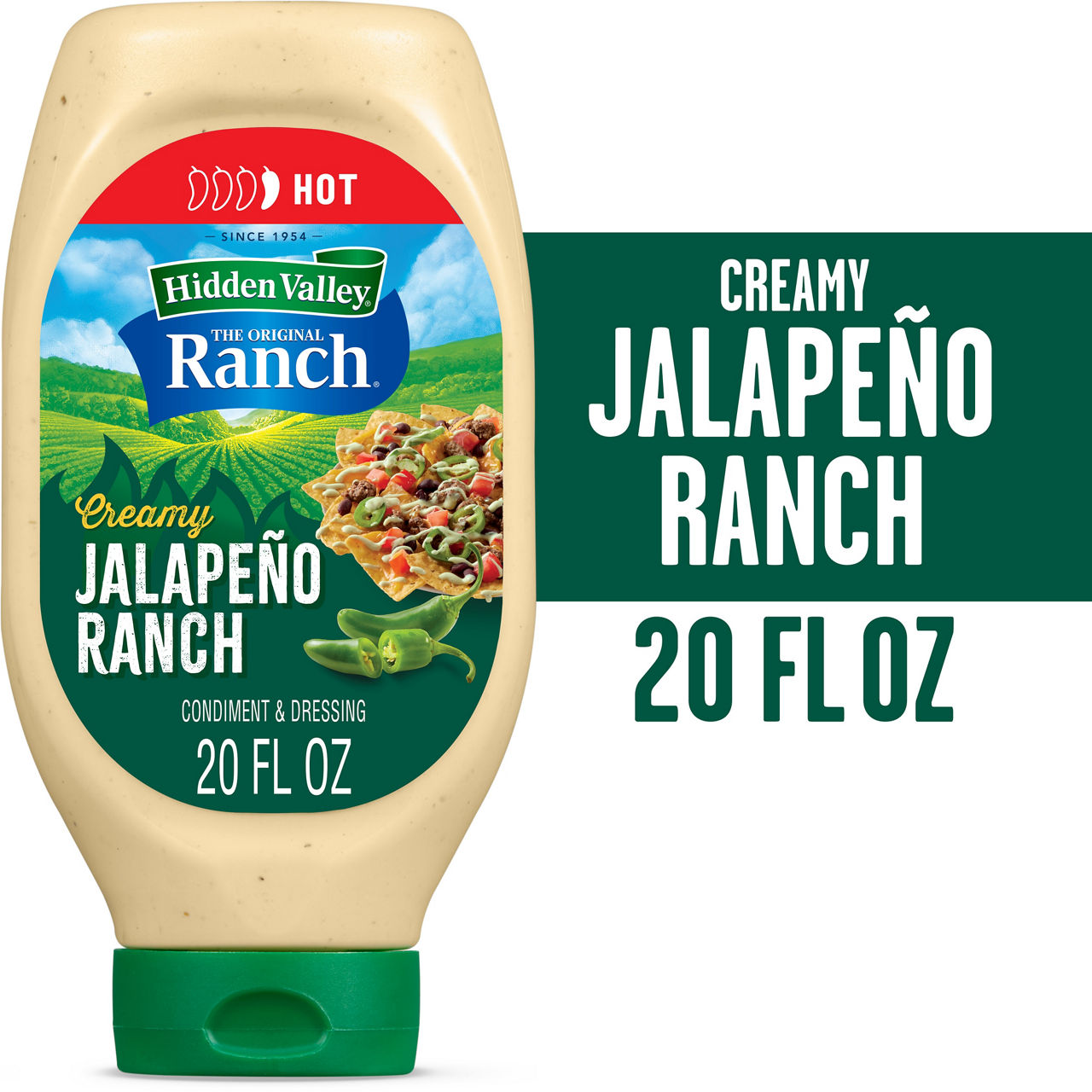 Hidden Valley Creamy Jalapeno Ranch Dressing, 20 fl. oz. — pOpshelf penny item