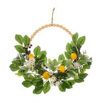 Summer Lemon Wreath, 24 in