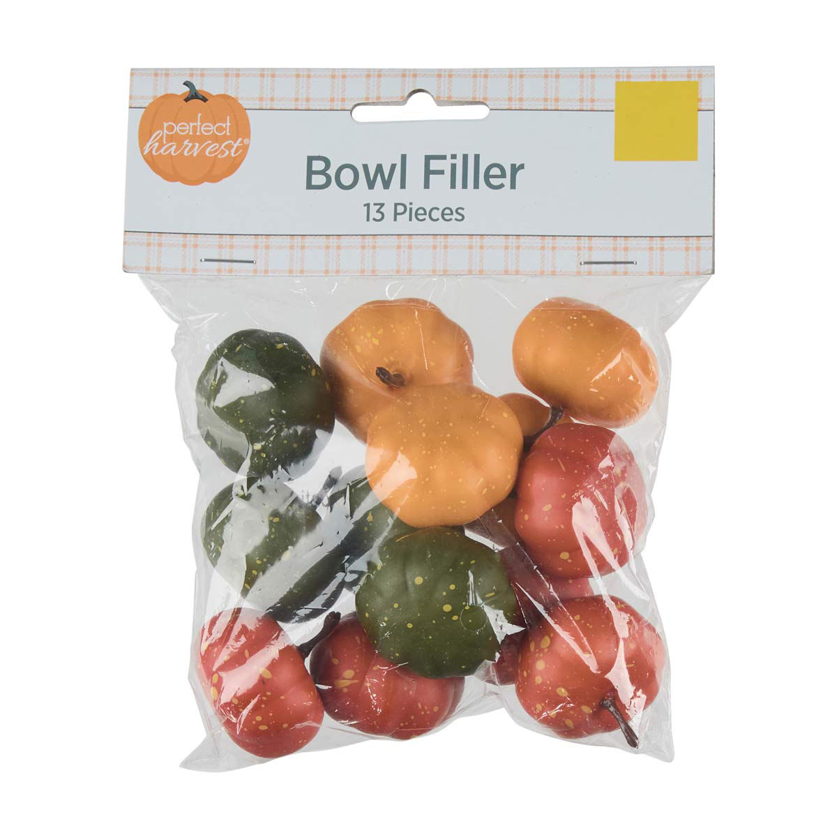 Perfect Harvest Mini Pumpkin Bowl Filler, 13 pcs, Assorted