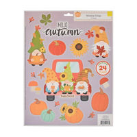 Perfect Harvest Window Clings Décor, 12 ct, Assorted