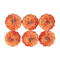 Perfect Harvest Plush Mini Pumpkin Bowl Filler, 6 ct, Assorted Colors