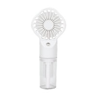 Bytech Nano Mist Rechargeable Fan, 4-Speed, White