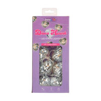 InnoVibe Disco Hearts LED String Lights, 6 ft