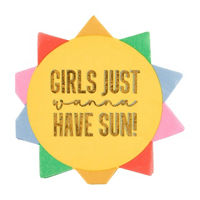 Sun Shaped Lunch Napkins, 16 ct