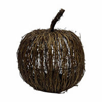 Rattan Pumpkin, 11 in
