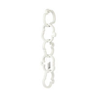 Perfect Harvest Wooden Pumpkin Chain, White
