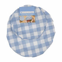 Just In For Your Home Bowl Covers, Blue, 2 pk