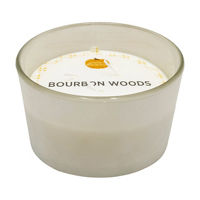 Perfect Harvest Frosted Glass Jar Candle with Cream