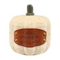 Wooden Pumpkin Decor, 5 in