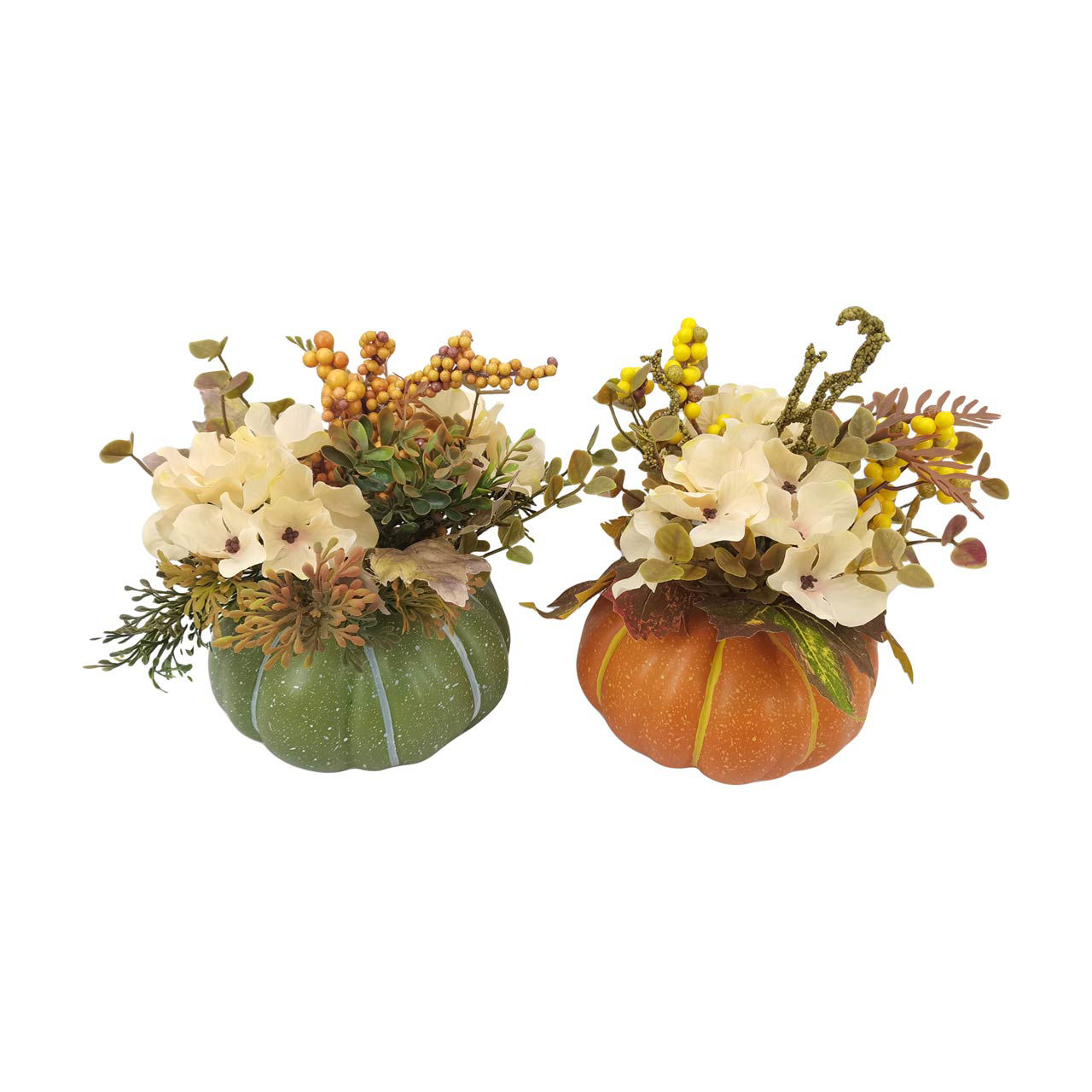 Pumpkin Floral Arrangement, 11 in, Assortment